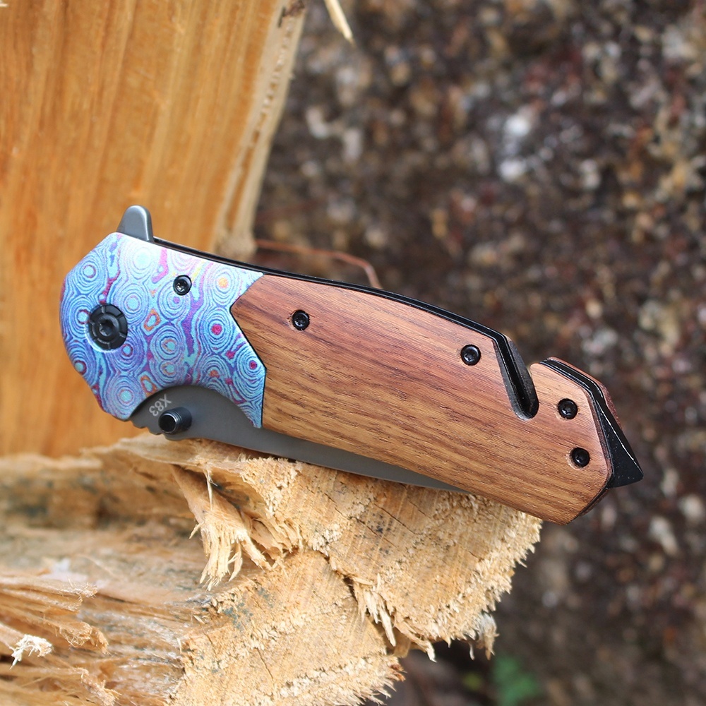 Wood Handle Pocket Knife