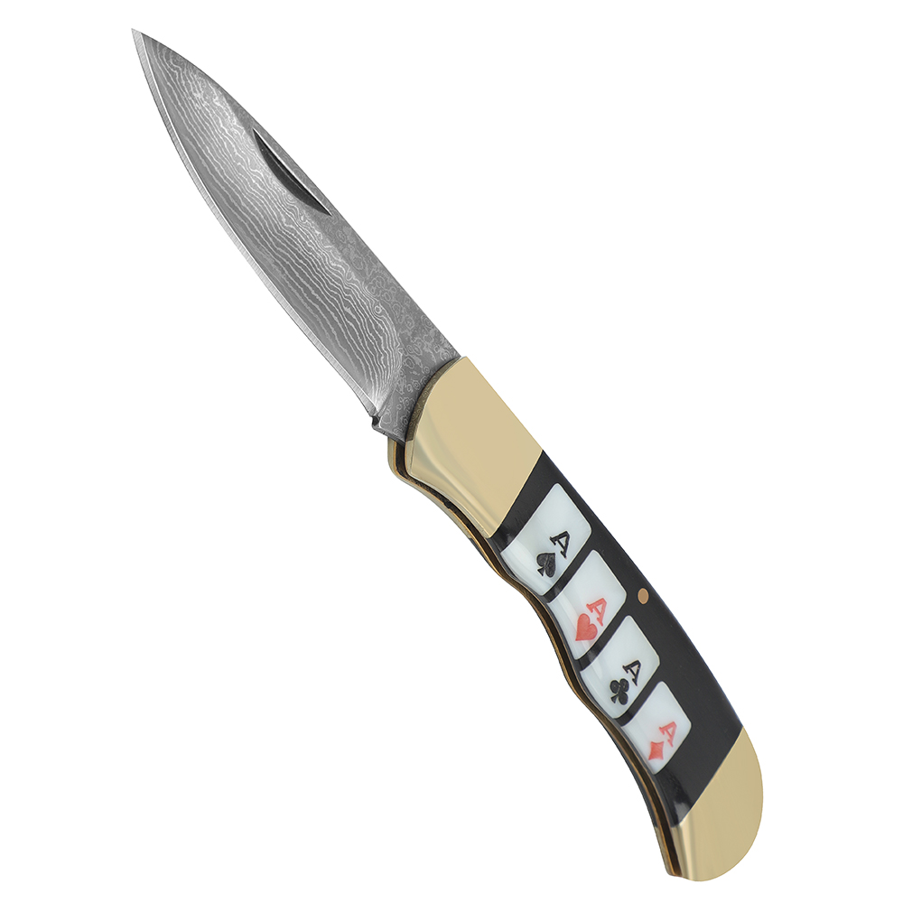 Damascus Folding Knives