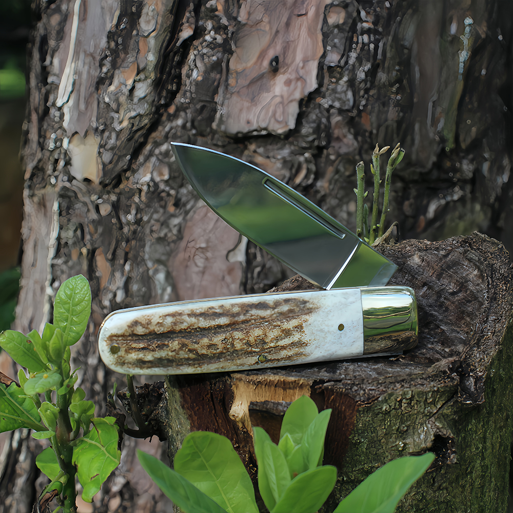 antler handle knife for daily use
