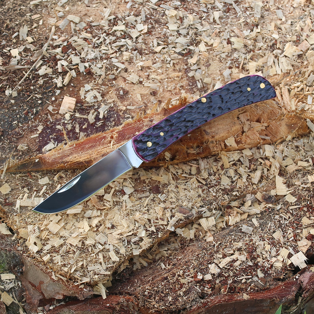 edc small knife with natural bone handle