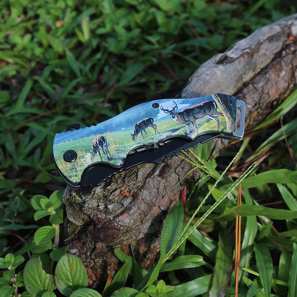 tactical hunting knife for hiking, fishing, and survival gear