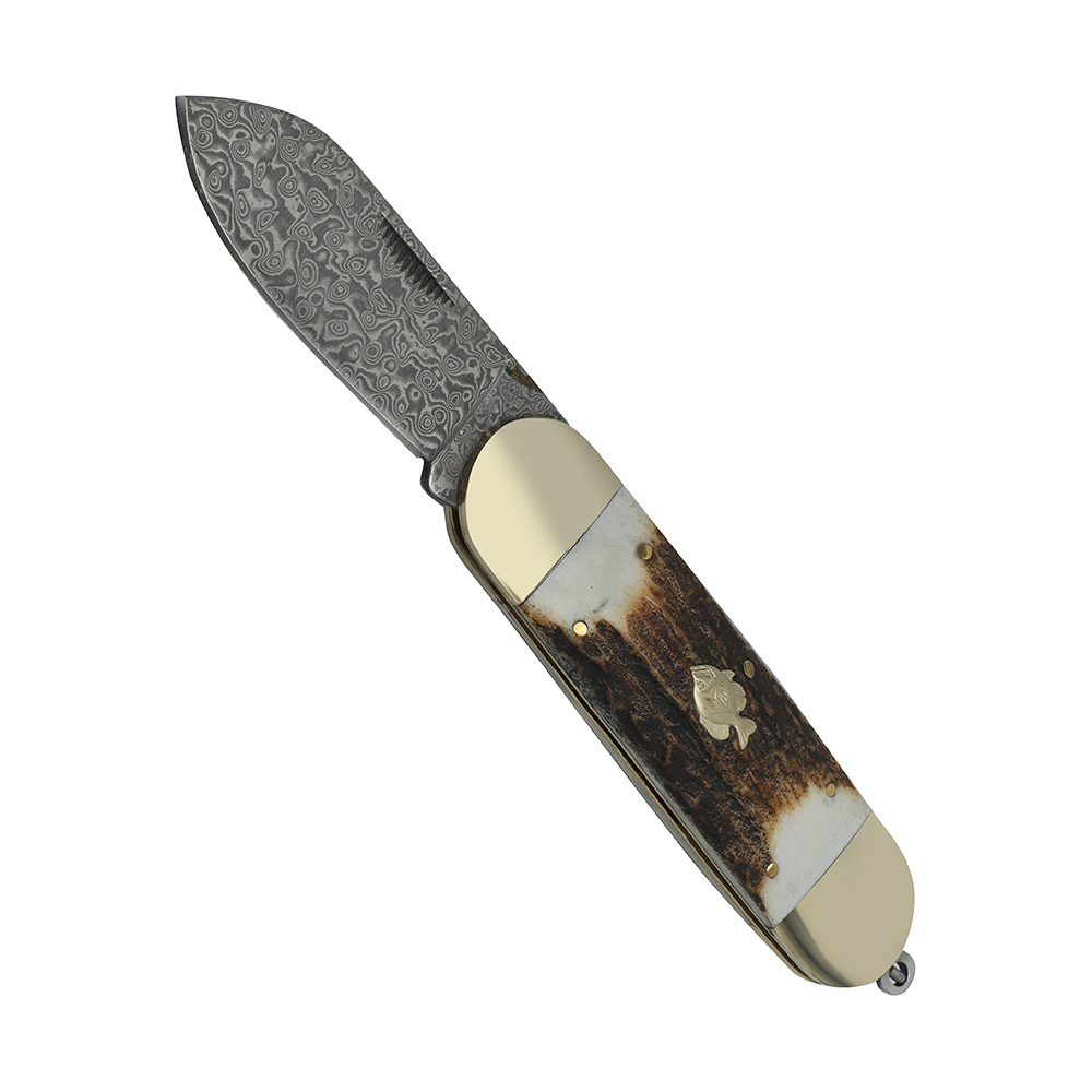Antler Handle Pocket Knife