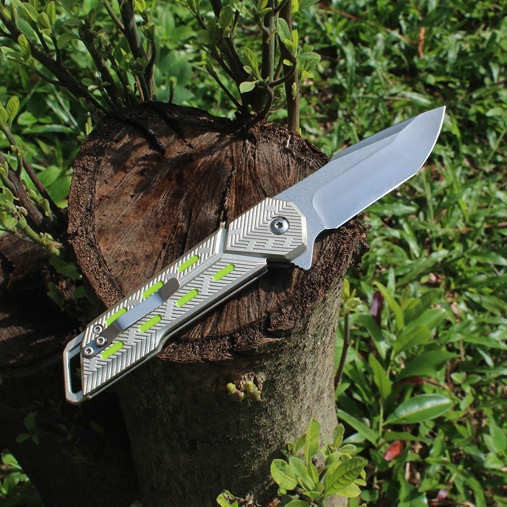 camping pocket knife with belt clip