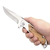 Engraved Wood Pocket Knife