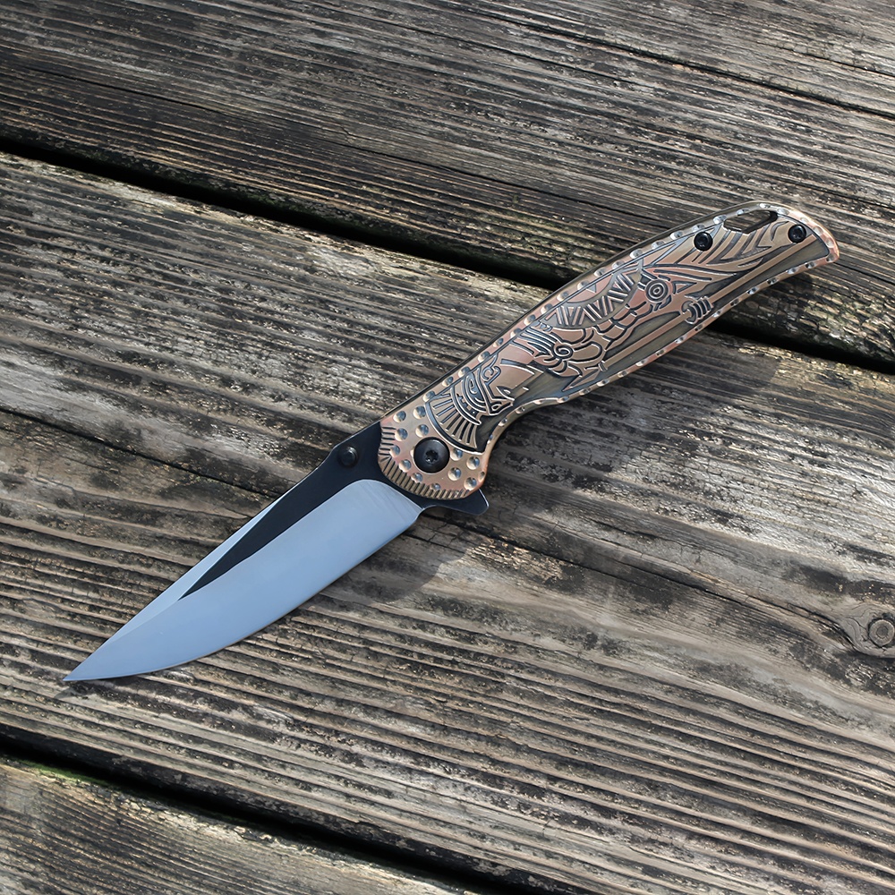 folding knife for self defense quick-open grip carry
