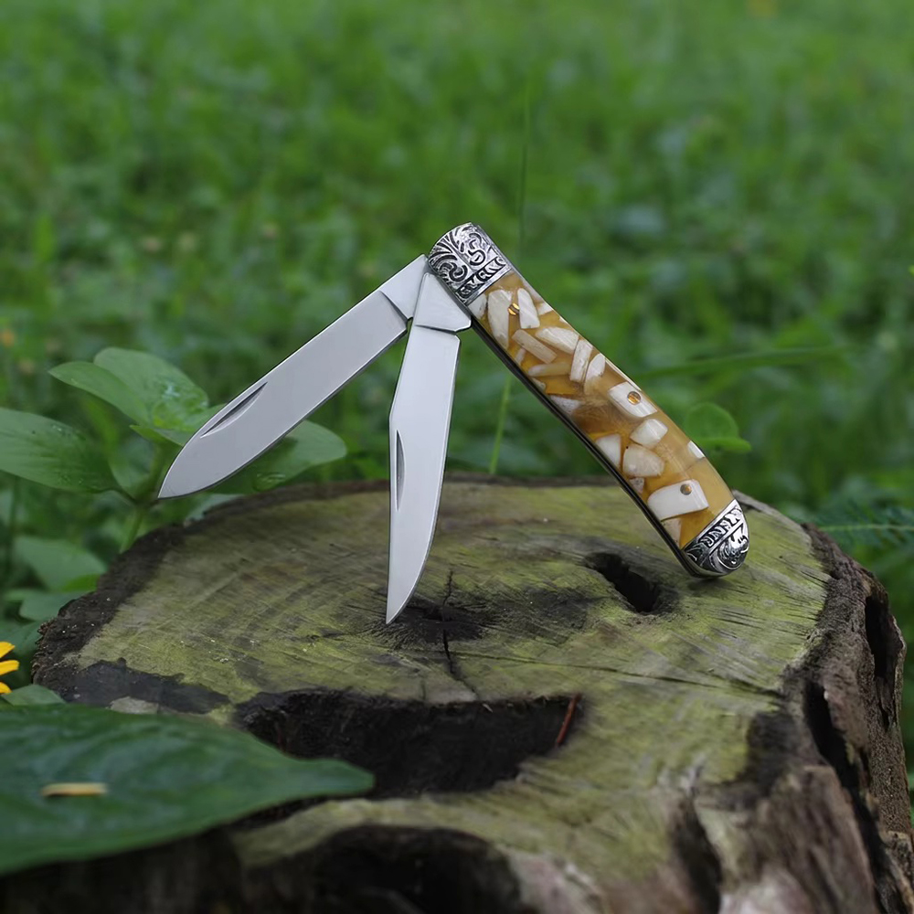 best edc utility knife with dual blade design for pocket carry