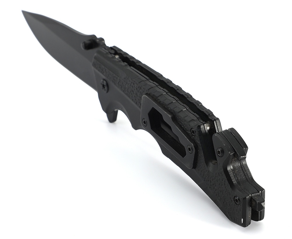 aluminum handle survival pocket knife