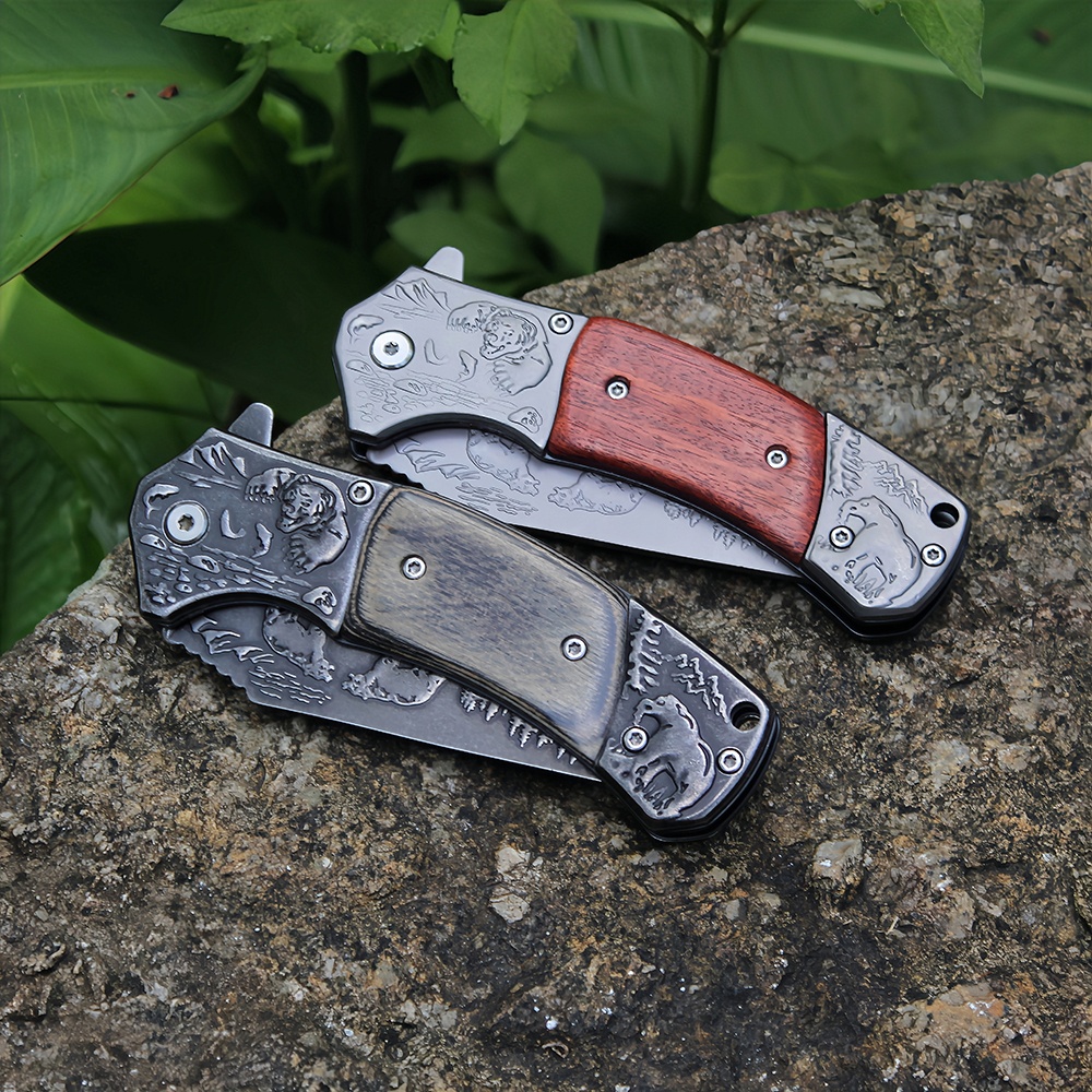 Wood Handle Pocket Knife