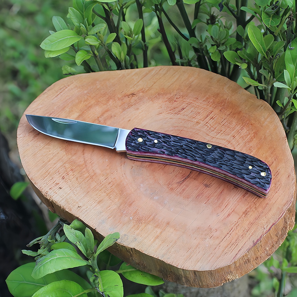 edc small knife with bone handle for everyday pocket carry