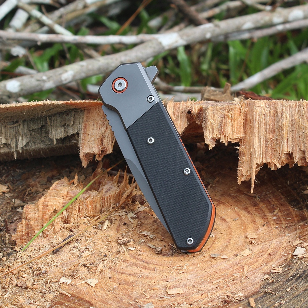 assisted opening pocket knife close viewed