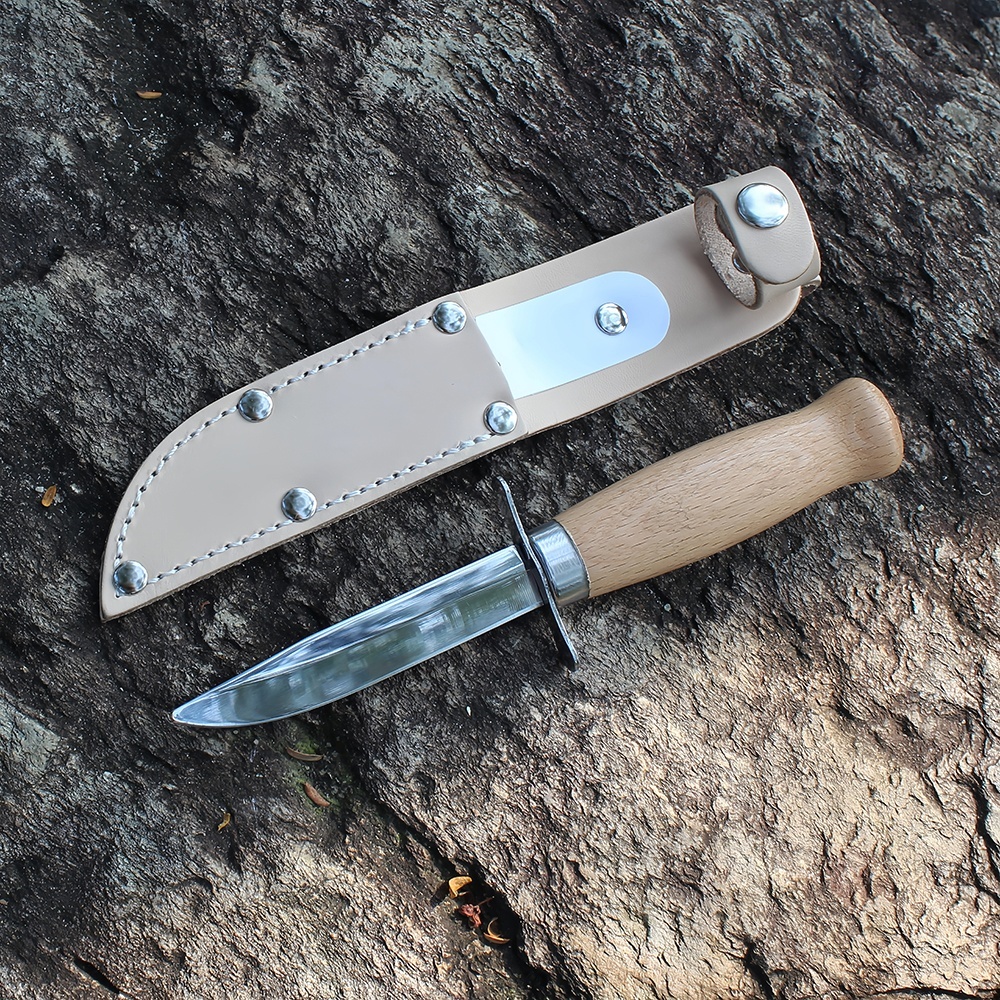 beech wood handle safety knife for kids