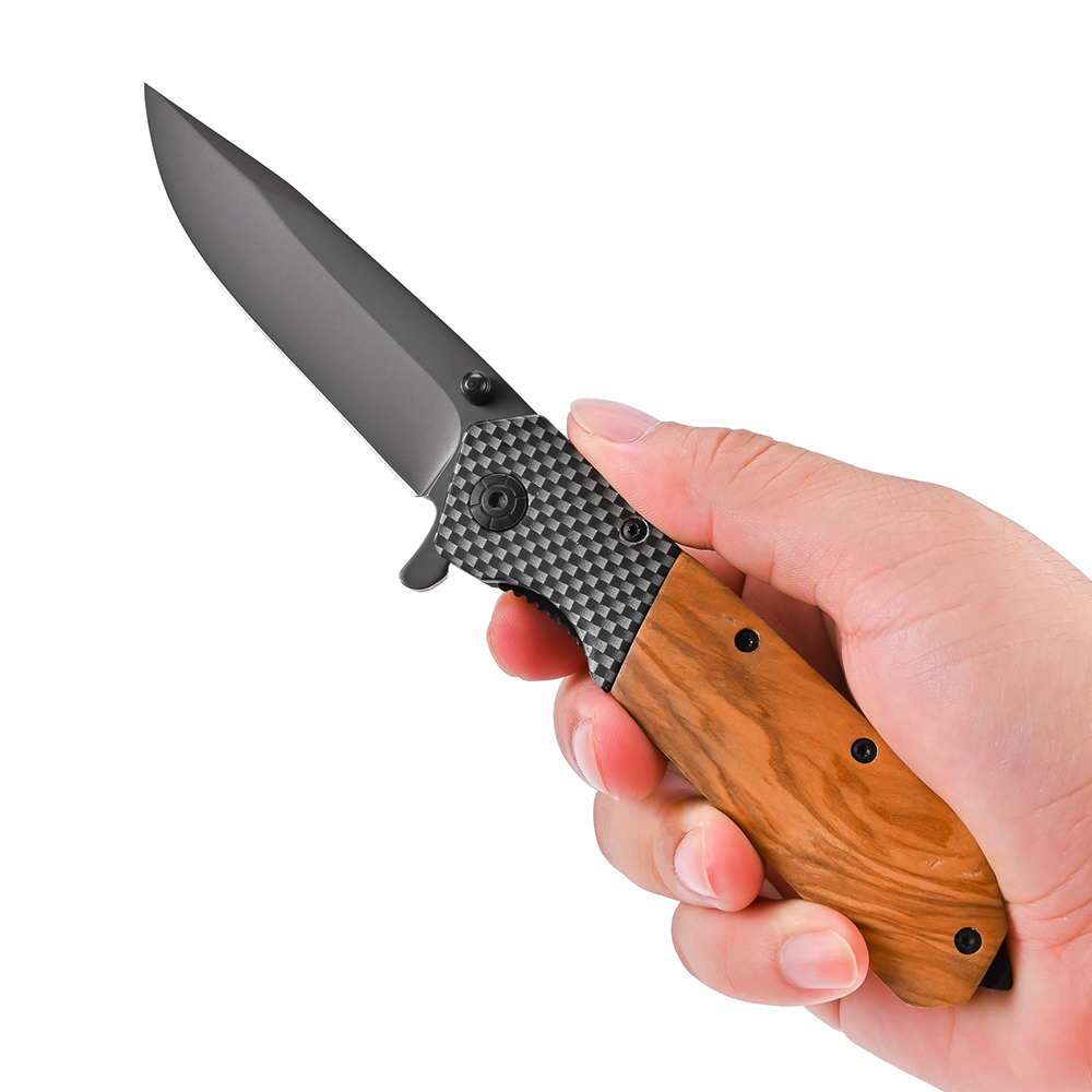 Olive Wood Pocket Knife