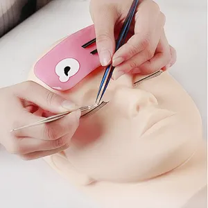 Arafting Eyelashes Silicone Head Model