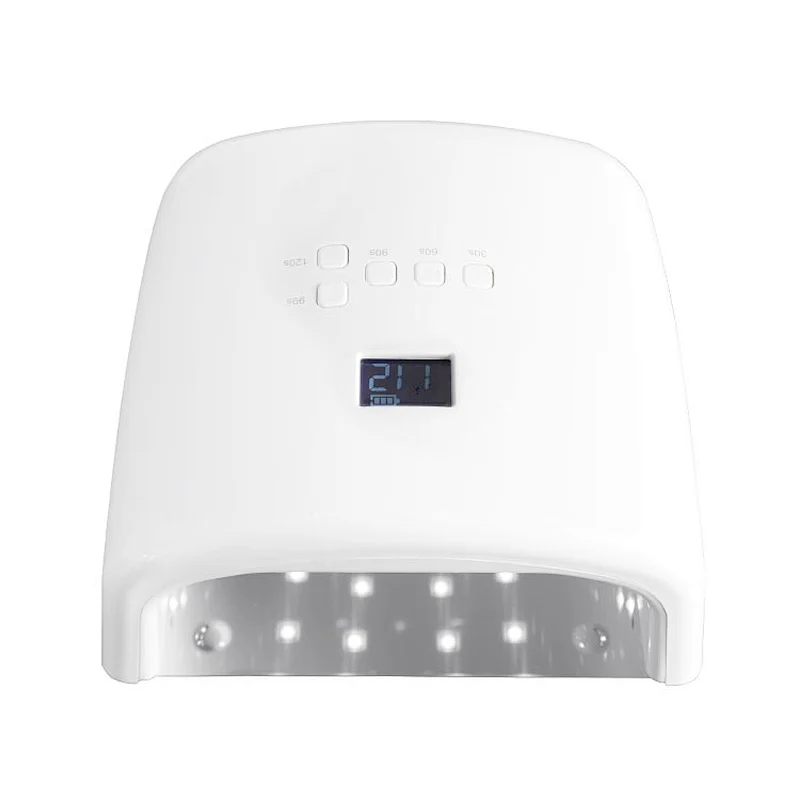 Nail Lamp 48W Led UV Gel Nail Polish Curing Lamp Light Dryer（White Light)）
