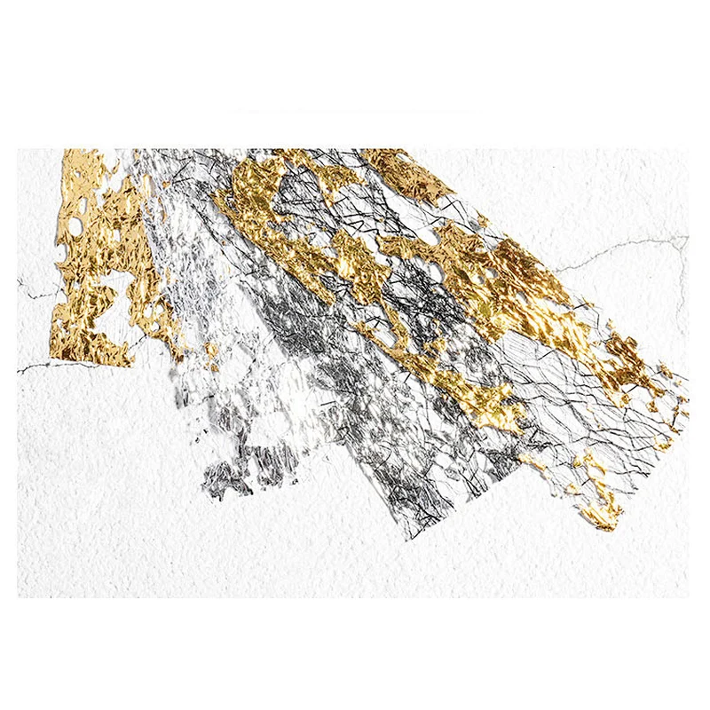 Nail Broken Gold Foil Sally Mesh Decoration