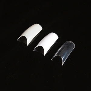U Carved Nail Tips