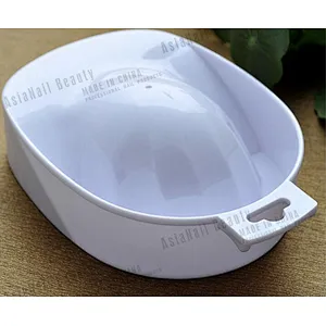 Hot Selling  plastic manicure bowl soak nail bowl for nail art, nail spa pedicure