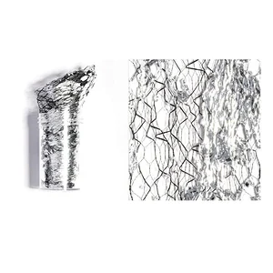 Nail Broken Gold Foil Sally Mesh Decoration