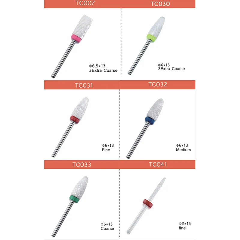 Ceramic Nail Drill Bits