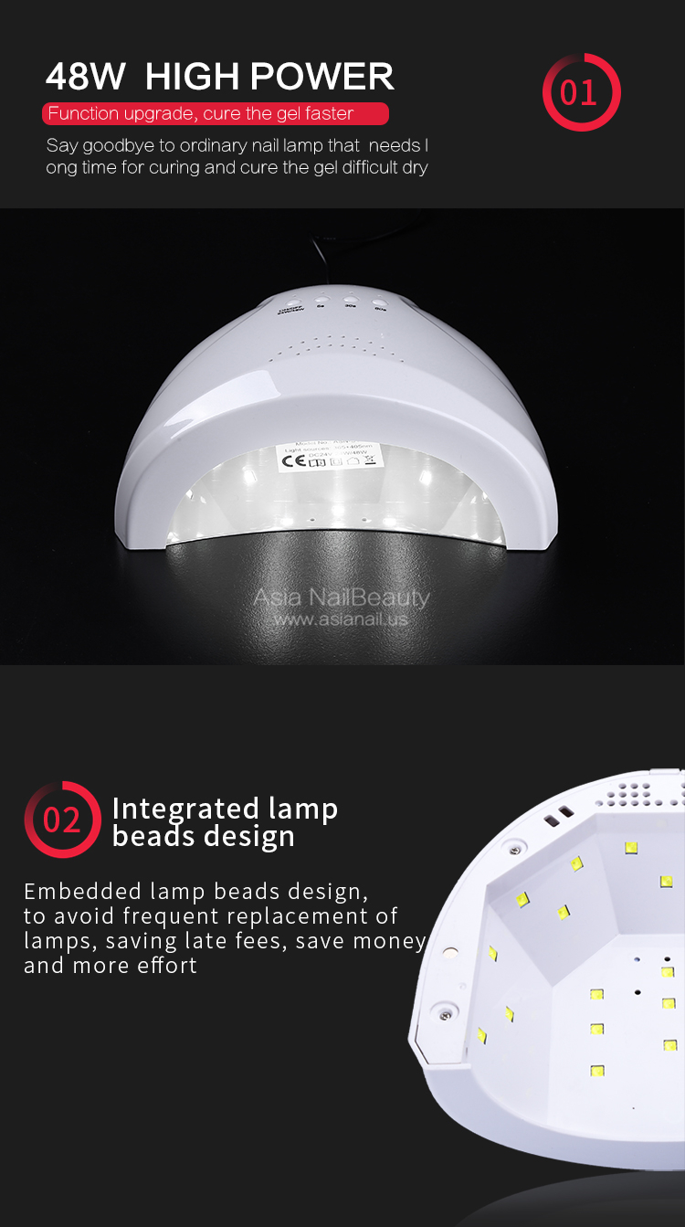 professional electric nail lamp led 48w uv nail lamps dryer