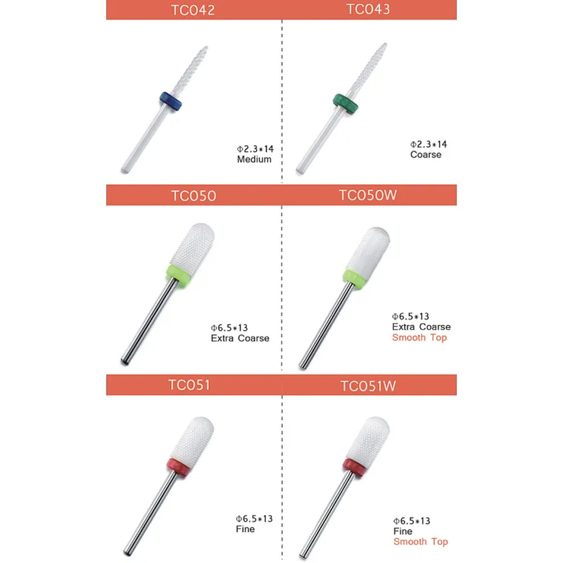 Ceramic Nail Drill Bits