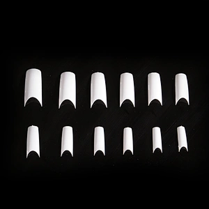 U Carved Nail Tips