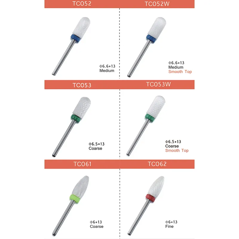 Ceramic Nail Drill Bits