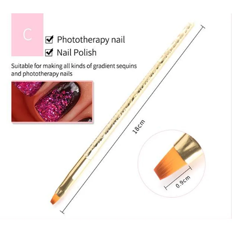 Nail Gel Brush