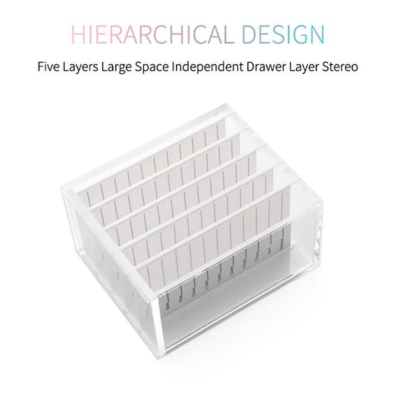 5-Layer False Eyelash Storage Box