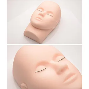 Arafting Eyelashes Silicone Head Model