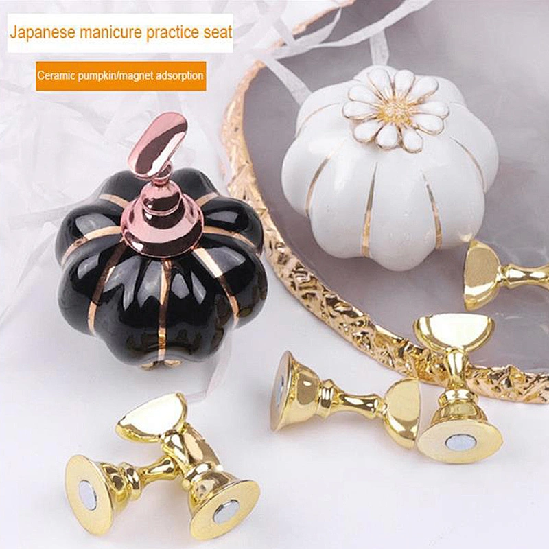 Pumpkin Manicure Nail Display Stand
