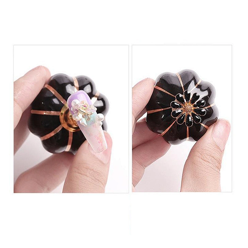 Pumpkin Manicure Nail Display Stand