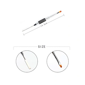 Gel Brush with Poly Gel Spatula