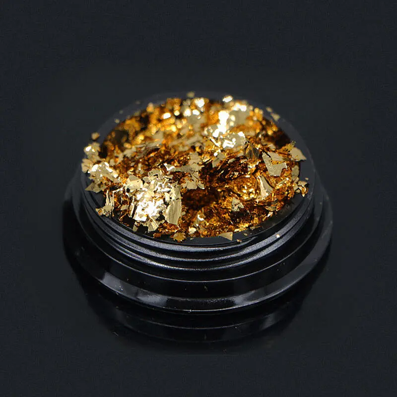 Nail Broken Gold Foil Decoration