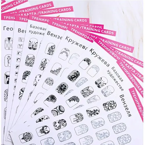 Painted Template Card Set (12Pcs/Set)