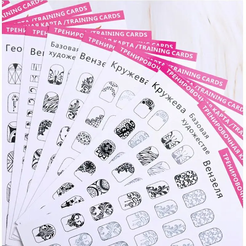 Painted Template Card Set (12Pcs/Set)