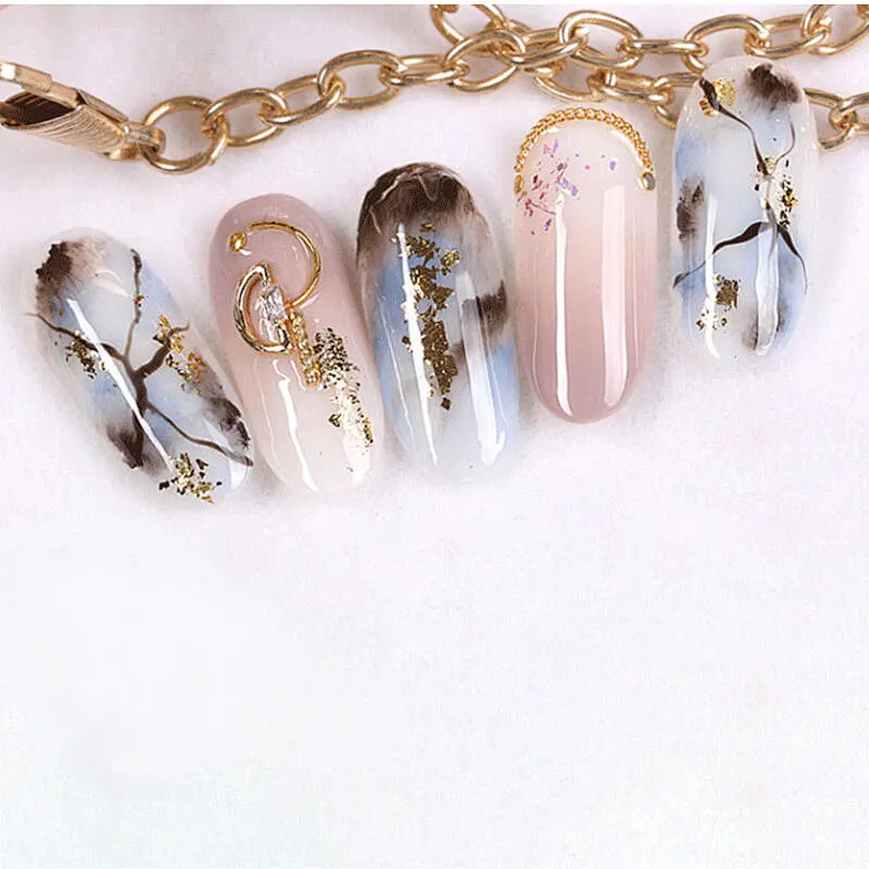 Nail Broken Gold Foil Decoration