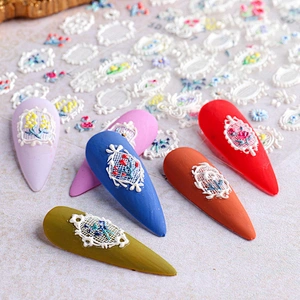 Halloween 5D Embossed Nail Stickers