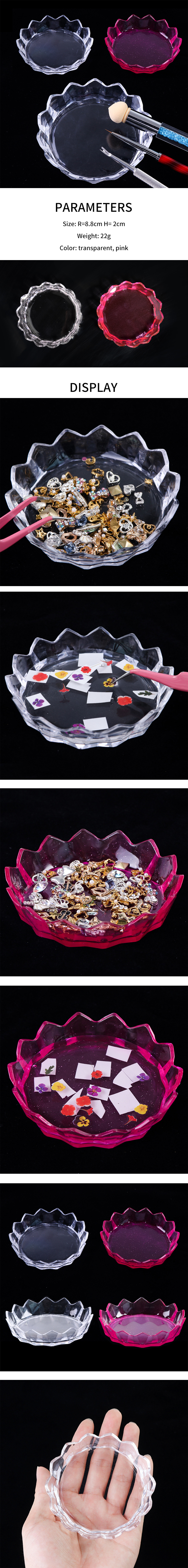 Wholesale Modern Professional manufacturing Nail stickers Jewelry Display Storage Tray