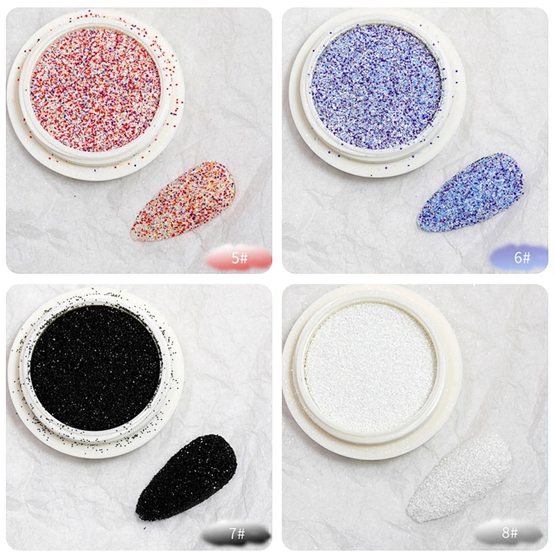 8 Color Winter Knit Woolen Powder Set