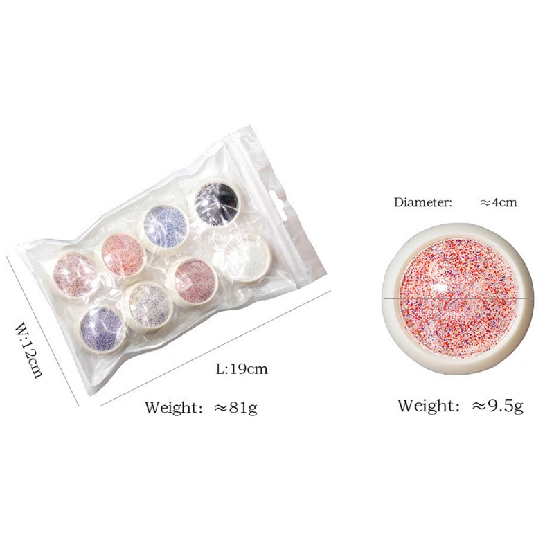 8 Color Winter Knit Woolen Powder Set