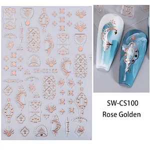 Anomalous Line Nail Stickers