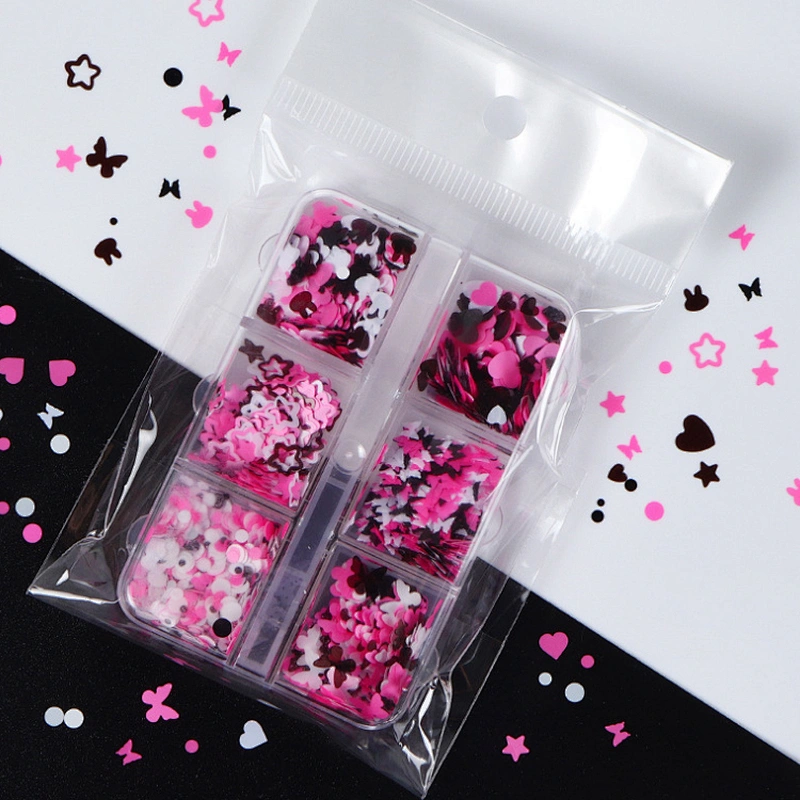 Butterfly Rabbit Heart Butterfly Nail Sequins