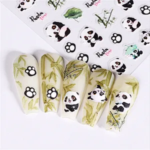Cute Panda Nail Stickers