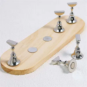 Oval Lace Wooden Nail Display Holder