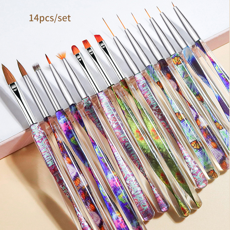 Ribbon Nail Art Brush Set