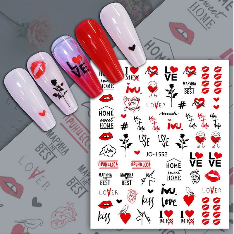 Valentine's Day Nail Stickers