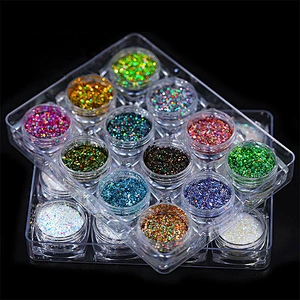 12 Color Strobe Diamond Scallion Powder