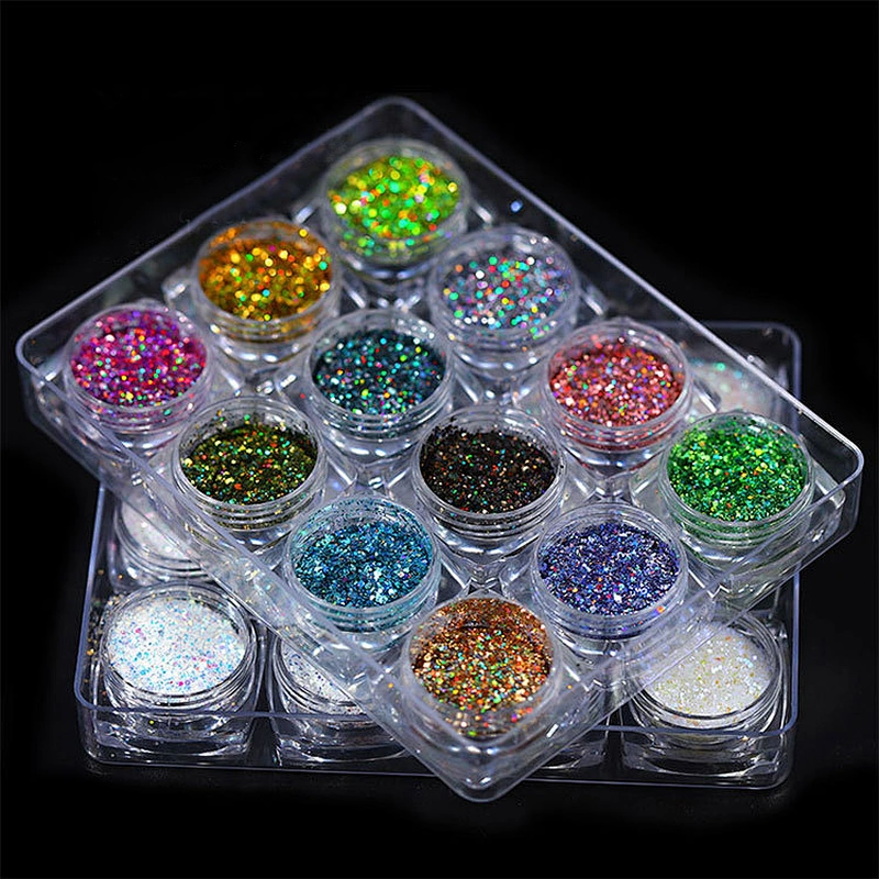 12 Color Strobe Diamond Scallion Powder