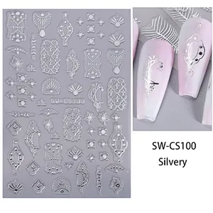 Anomalous Line Nail Stickers